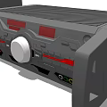 Home Audio System With Two Speakers And Control Unit For High Quality Sound