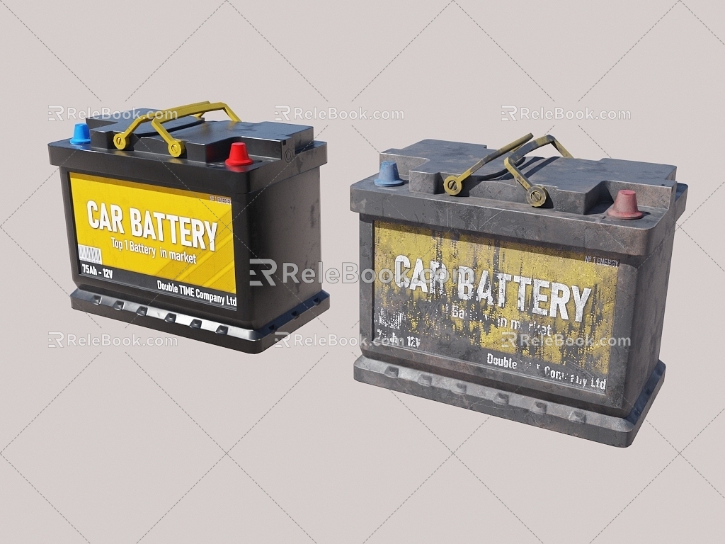 Battery Car Battery Battery 3d model