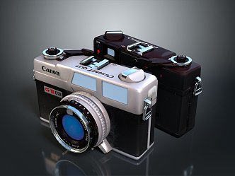 Antique Camera Antique Camera Retro Camera Retro Camera Mechanical Film Camera Film Camera 3d model