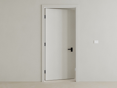 Modern Room Door Bedroom Door Simple Door 3d model