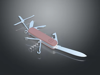 Swiss Army Knife Army Knife Tool Knife Folding Knife 3d model