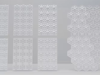 Modern wall landscape wall 3d model