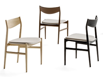 Dining Chair Single Chair 3d model