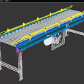 Single chain roller conveyor 3d model