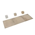 Different Color Ceramic Floor Tiles In White Beige And Brown For Interior Design