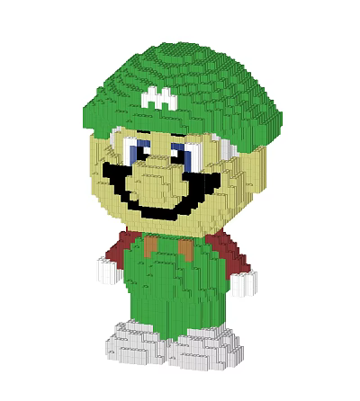 Modern toys children's toys children's building blocks Lego stitching toys 3d model