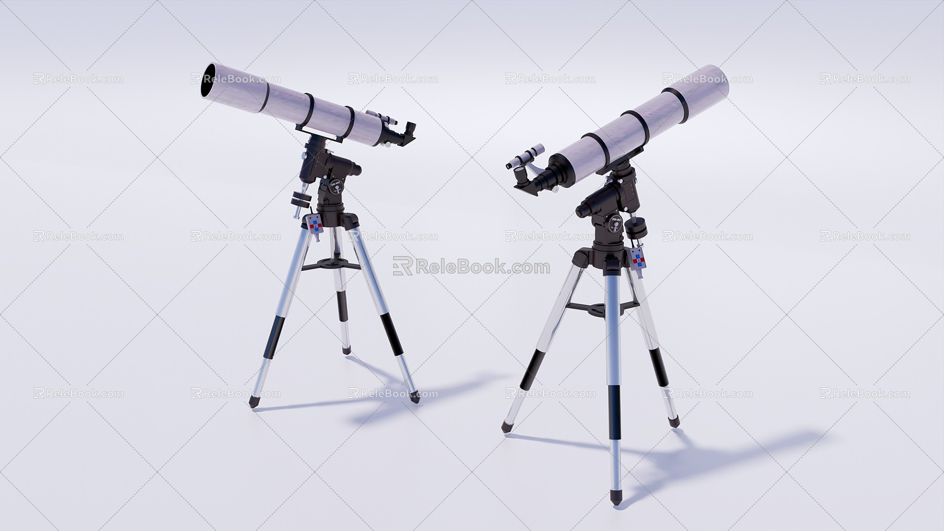 Modern Telescope 3d model