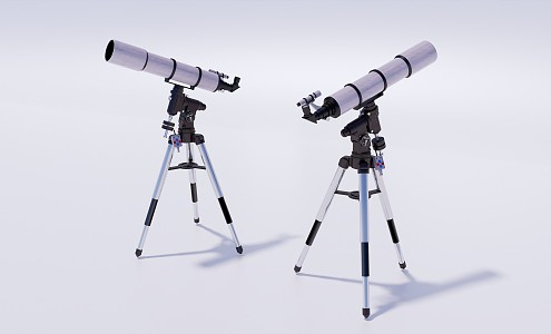 Modern Telescope 3d model