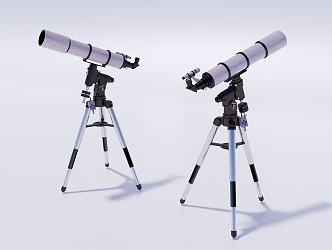 Modern Telescope 3d model