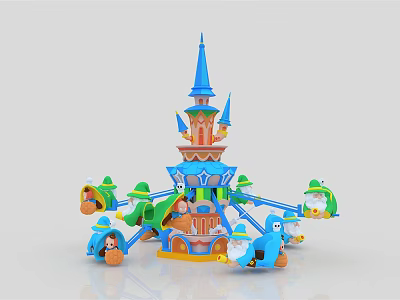 Modern Amusement Equipment 3d model