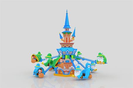 Modern Amusement Equipment 3d model