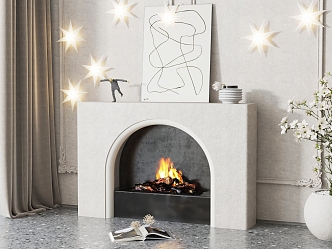 Jane's Fireplace 3d model