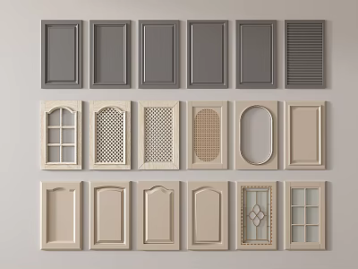 Various Stylish Wardrobe Door Designs For Bedroom 3d model