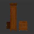 Classic Wooden Entryway Cabinet And Side Cabinet With Drawers And Storage Shelves