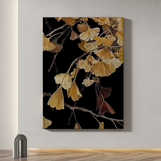 Simple abstract decorative painting 3d model