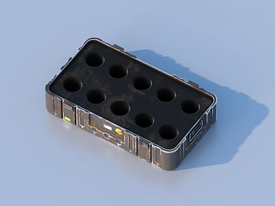 Hardware Machinery Parts Cabin Assembly 3d model