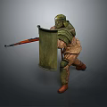 Warrior Samurai Soldier Guard Assassin Killer Ancient Soldier Ancient Assassin Killer 3d model