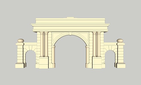 Arc de Triomphe 3d model