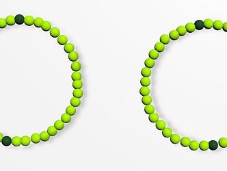 New green children's bracelets 3d model