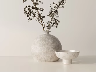 Modern ornaments combination 3d model