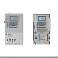 Smart Electric Meter Front And Internal Structure With Digital Display And Wiring Components