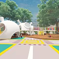 Creative Outdoor Playground Equipment For Kids With Climbing Slide Safe Structure And Interactive Design