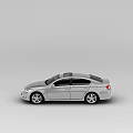 White Luxury Sedan With Sleek Design Elegant Alloy Wheels And Modern Exterior