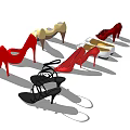 Modern Shoes 3d model