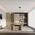 Modern study 3d model