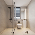 Modern toilet 3d model