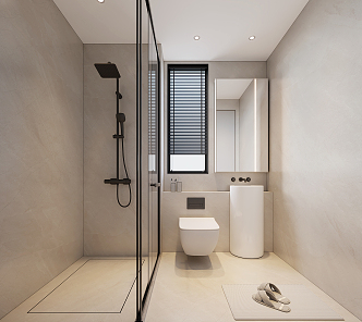 Modern toilet 3d model