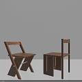 Modern Wooden Leisure Chairs Featuring Various Structural Designs for Indoor Home Use