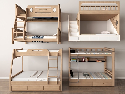 modern high-low bed bunk bed bunk bed bunk bed model