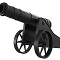 Cannon Gun Bronze Gun Ancient Gun Shooting Firearm Bronze Balloon Battery Vehicle Cast Iron Gun Ancient Heavy Gun Artillery Gun Bronze Gun Ancient Gun 3d model