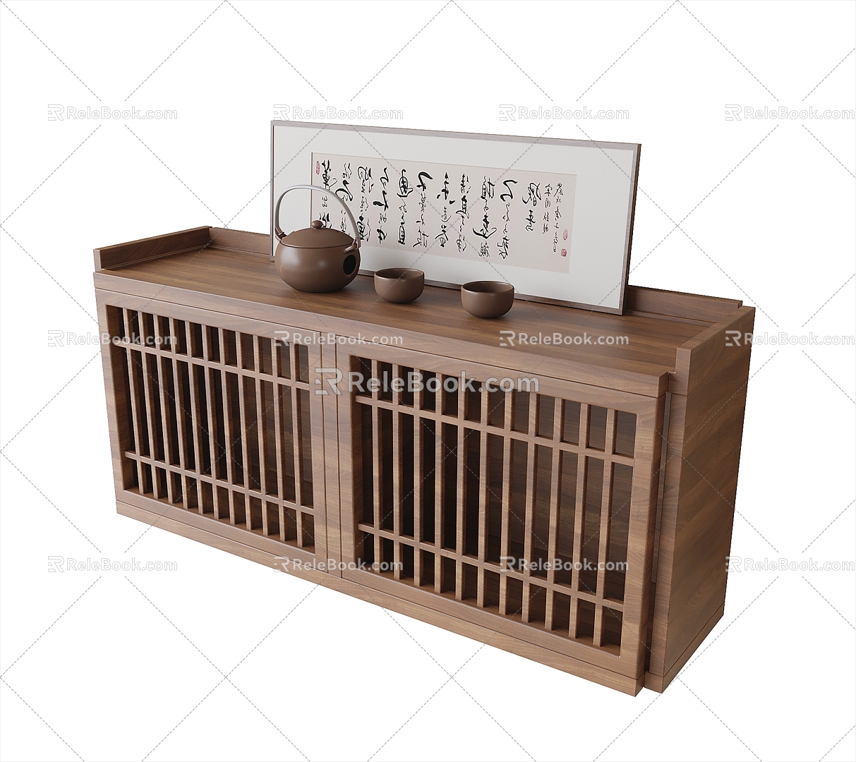 New Chinese Sideboard 3d model