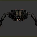 Game Movie Female Character in Black Red Fitted Combat Suit With Braided Pigtails And Headgear