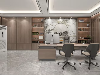 New Chinese Office 3d model