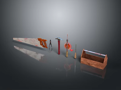 Hammer Horn Hammer Nail Rinker Hammer Rusty Hammer 3d model