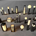 Modern Outdoor Lights With Contemporary Designs Various Shapes And Illuminated Features