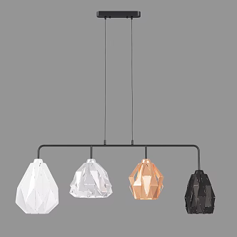 Modern chandelier 3d model