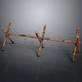 Steel Wire Mesh Anti-penetration Mesh Protective Mesh Wire Fence Wire Fence Anti-turnover Mesh Wire Mesh Wire 3d model