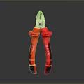 Pipe pliers vise bench vise wrench tool hardware tool processing tool furniture 3d model