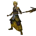 Modern Game Character Three Kingdoms Unparalleled Character Man 3d model
