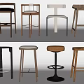 Various Stylish Bar Stools With Different Designs And Materials For Home Use