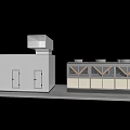 Industrial Drying Equipment With Multiple Doors And Exhaust System For Processing Line