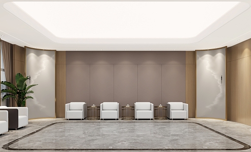 Modern Reception Room VIP Room 3d model