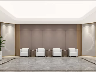 Modern Reception Room VIP Room 3d model