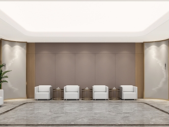 Modern Reception Room VIP Room 3d model