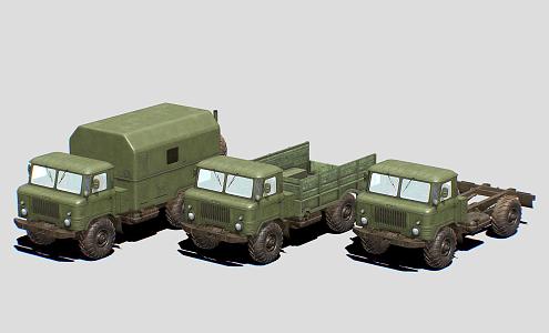 Large military van 3d model