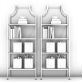 Modern Metal Shelving Unit with Numbered Bins Books and Storage Boxes for Home Organization